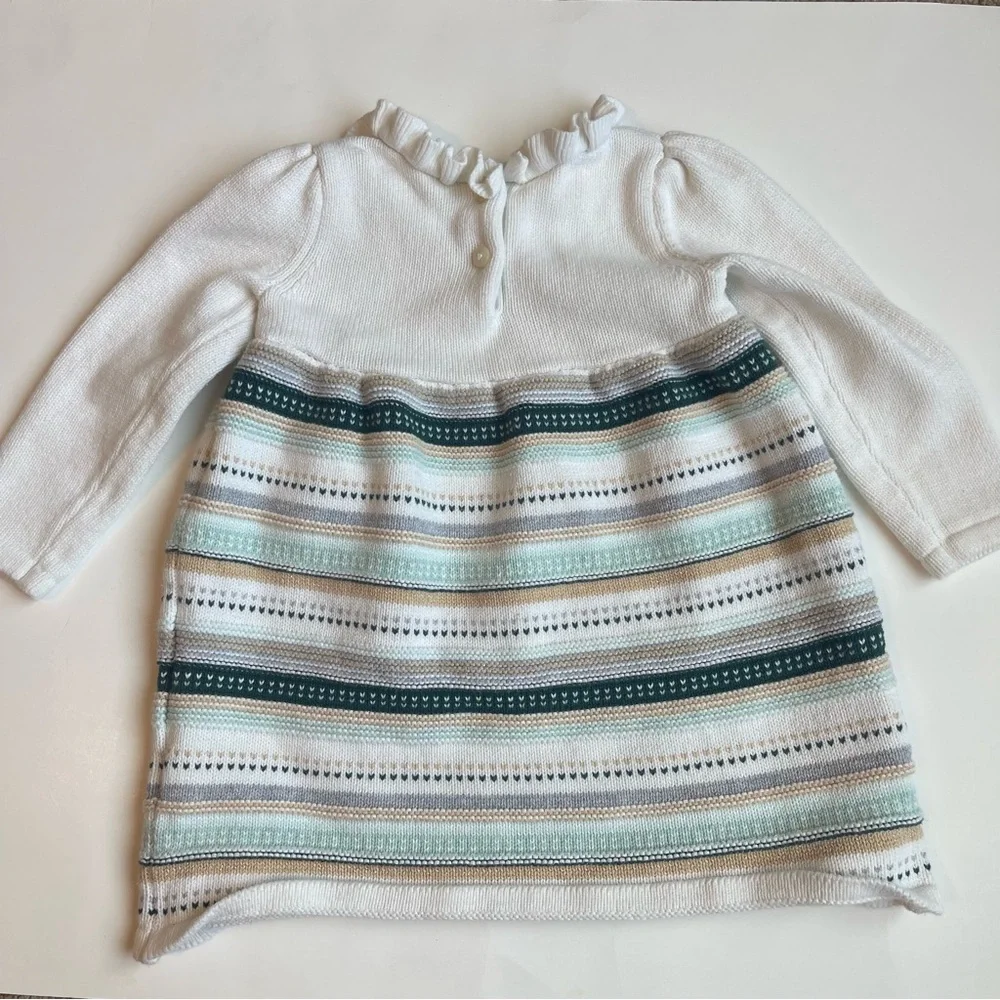 Gymboree multi striped sweater dress size 18-24 month 143
